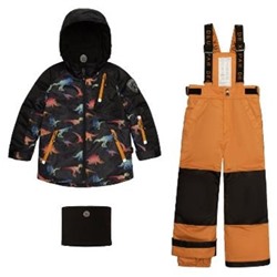Костюм детский для мальчика (куртка+брюки на лямках+манишка) . Deux par Deux (Канада)
